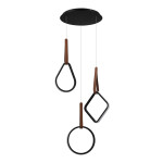 Фото 3 SL6131.403.36 Светильник подвесной ST-Luce Черный/Черный, Терракотовый LED 1*36W 4000K SHAPE