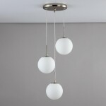 Фото 1 CL102034 Томми Хром Мат.+ Белый Св-к Подвес