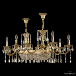 Фото 2 Люстра бронзовая 72153/10/250/600 G Bohemia Ivele Crystal