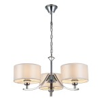 Фото 1 CL466130 Эвита Хром+Белый Св-к Люстра