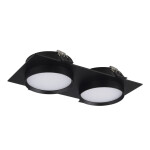 Фото ST258.408.02 Св-к встр. Черный GX53 2*50W IP20 L220xW109xH43 220V Без ламп Встраиваемые светильники