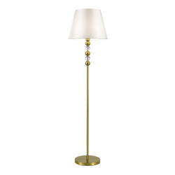 Фото SL2003.305.01 Торшер ST-Luce латунь/белый E27 1*40W АВРОРА
