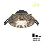 Фото 4 CLD042NW3 Дзета Бронза  Св-к Встр. 7W*3500K