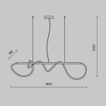 Фото 3 Подвесной светильник Maytoni MOD166PL-L30G3K