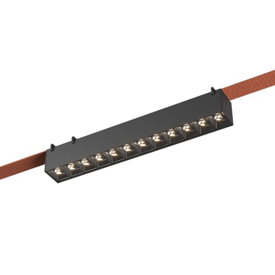 Фото ST455.436.12 Св-к трек. Черный LED 1*12W 3000K 1 050Lm Ra90 24/40 IP20 L323xW40xH45 48V BAND