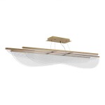 Фото 3 SL6509.223.01 Светильник подвесной ST-Luce Золотистый/Прозрачный LED 1*60W 4000K FESALE