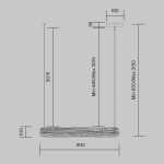 Фото 4 Подвесной светильник Maytoni MOD439PL-L20BSK