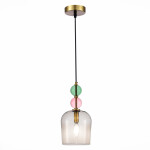 Фото 3 SL2000.223.01 Подвес ST-Luce Золотистый/Розовый E14 1*40W GEA