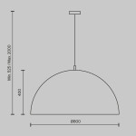 Фото 1 Подвесной светильник Maytoni MOD169PL-05GB1