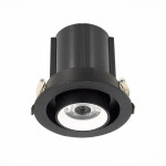 Фото 1 ST702.448.12 Св-к встр. Черный LED 1*12W 4000K 900Lm Ra80 24° IP20 D90xH92 180-240V Встраиваемые светильники