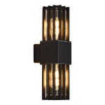 Фото 2 SL9018.401.02 Светильник уличный настенный ST-Luce черный/черный E27 2*15W IRUM