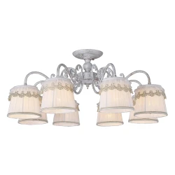 Фото Потолочная люстра Arte Lamp MERLETTO A5709PL-8WG