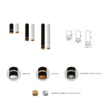 Фото 1 8884 Накладной светильник SPLIT