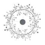 Фото 1 SL379.103.216 Люстра подвесная ST-Luce Серебристый/Белый LED 216*0,5W 3500K РАФИНА