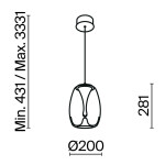 Фото 3 Подвесной светильник Maytoni MOD282PL-L8G3K1