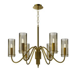 Фото 2 SL2005.303.06 Светильник подвесной ST-Luce латунь/коньячный E14 6*40W САНТОРИ