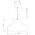 Фото 1 Потолочный подвесной светильник