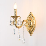 Фото 4 Бра с хрустальными подвесками AL7901B10/1/175 B G Bohemia Ivele Crystal