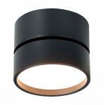 Фото 3 ST651.432.14 Светильник потолочный поворотный Черный LED 1*14W 3000K 1 100Lm Ra>90 120° IP20 D105xH8 Накладные светильники