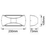 Фото 2 8902 Настенный уличный светильник BUTAN