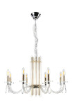 Фото 4 Люстра Crystal Lux AURELIO SP8 GOLD+CHROME/TRANSPARENT