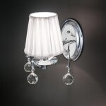 Фото 1 CL438311 Шелли Хром+Белый Св-к Бра