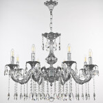 Фото 1 Люстра с хрустальными подвесками AL79101/8/250 A Ni Bohemia Ivele Crystal