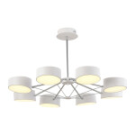 Фото 2 SLE6005-502-08 Светильник потолочный Белый, Хром/Белый LED 8*10W VALLE