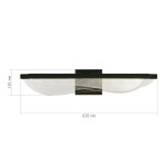 Фото 1 SL6509.401.01 Светильник настенный ST-Luce Черный/Прозрачный LED 1*18W 4000K FESALE