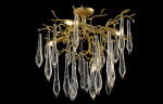 Фото 1 Люстра Crystal Lux REINA PL5 D600 GOLD PEARL