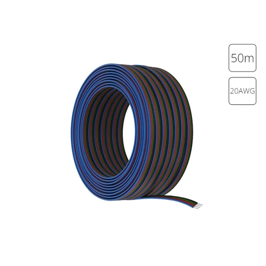 Фото Провод 4-жильный для светодиодной ленты RGB 50м, 20AWG Arte Lamp STRIP-ACCESSORIES A20-4W