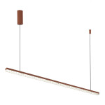 Фото 1 SL1018.613.01 Светильник подвесной ST-Luce терракотовый/прозрачный LED 1*32W 4000K ЭВКЛИДИК