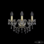 Фото 2 Бра хрустальные 1403B/3/160 G