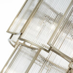 Фото 1 SL1234.103.08 Люстра подвесная ST-Luce Никель/Прозрачный, Никель E14 8*60W COSENZA