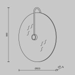 Фото 4 Настенный светильник (бра) Maytoni MOD305WL-03CH