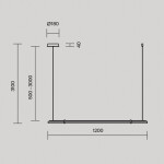 Фото 1 Подвесной светильник Maytoni MOD340PL-L20BS3K