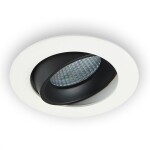 Фото 2 CLD001NW4 Альфа Бел+Черный Св-к Встр. LED 7W*3500K