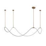 Фото 4 Подвесной светильник 10521P brass/white