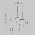 Фото 3 Подвесной светильник Maytoni MOD321PL-03W