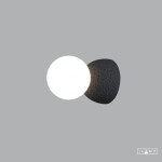 Фото 3 Настенный светильник iLamp FOXTROT 10695W/1-D100 BLACK&WHITE