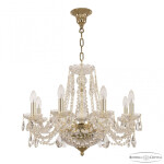 Фото 4 Люстра хрустальная 1451/8/160/250 G Bohemia Ivele Crystal