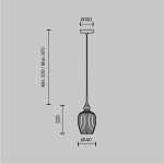 Фото 1 Подвесной светильник Maytoni MOD044-PL-01-N