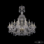 Фото 3 Люстра хрустальная 1403/12+6/300/XL-95 G