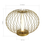 Фото 1 SL6124.204.01 Прикроватная лампа ST-Luce Золотистый/Золотистый LED 1*10W 3000K SLICE