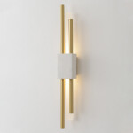 Фото 2 Бра Crystal Lux CARTA AP6W LED WHITE/BRASS