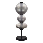 Фото 3 SL6119.404.18 Прикроватная лампа ST-Luce Черный/Дымчато-Серый LED 1*18W 3000K ПЕРЛИНА