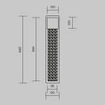 Фото 3 Настенный светильник (бра) Maytoni MOD474WL-L30B3K