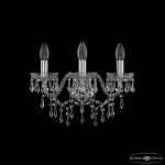 Фото 3 Бра хрустальные 1403B/3/160 Ni Bohemia Ivele Crystal