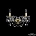 Фото 2 Бра хрустальные 1402B/2/160/XL G Bohemia Ivele Crystal