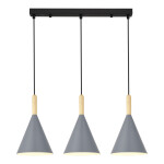 Фото 3 SLE1255-413-03 Светильник подвесной Черный/Серый E27 3*40W ARKET